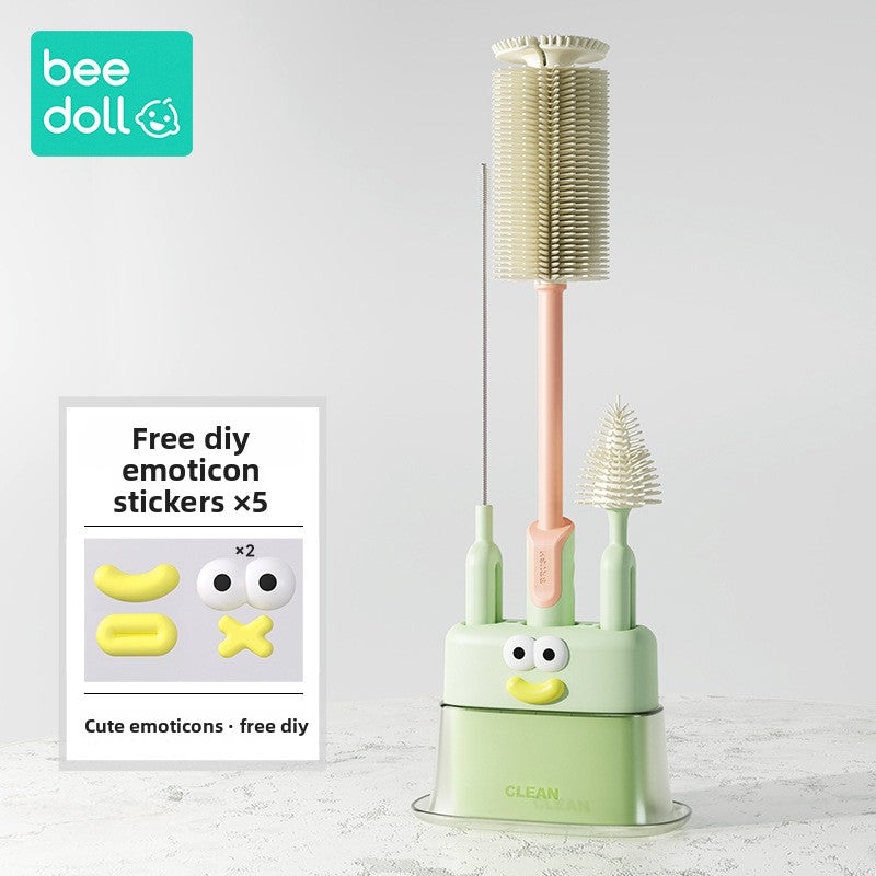 silicone bottle brush
