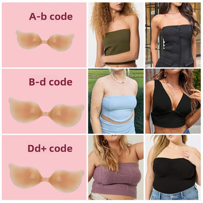 Silicone breast pads