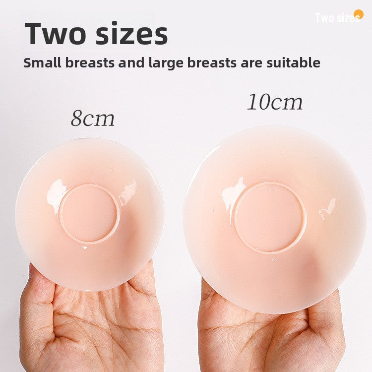 Silicone breast patch