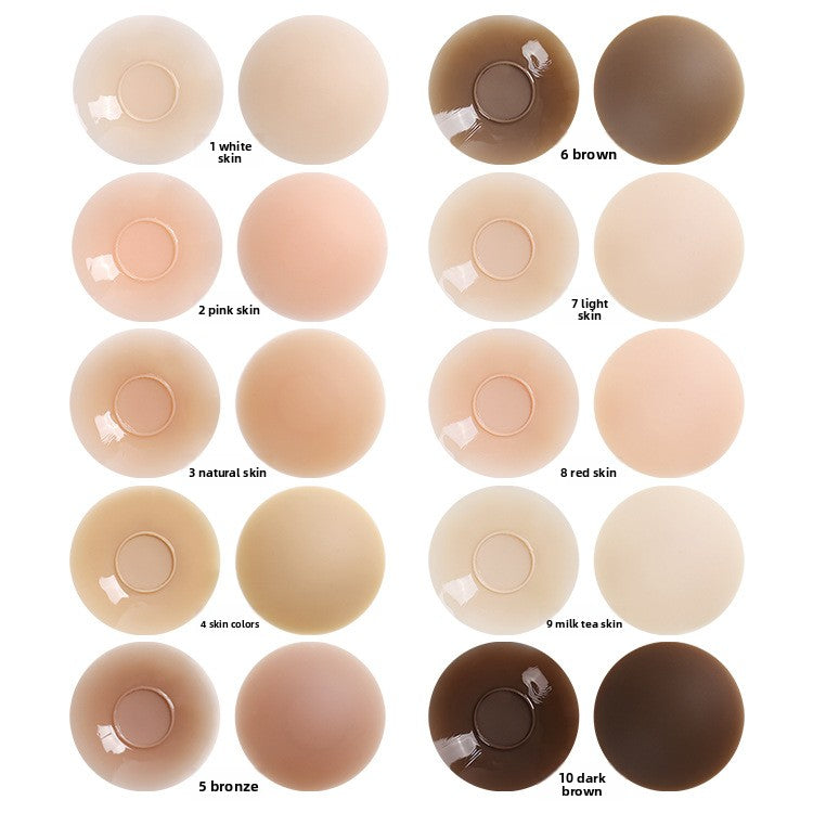 Silicone breast patch