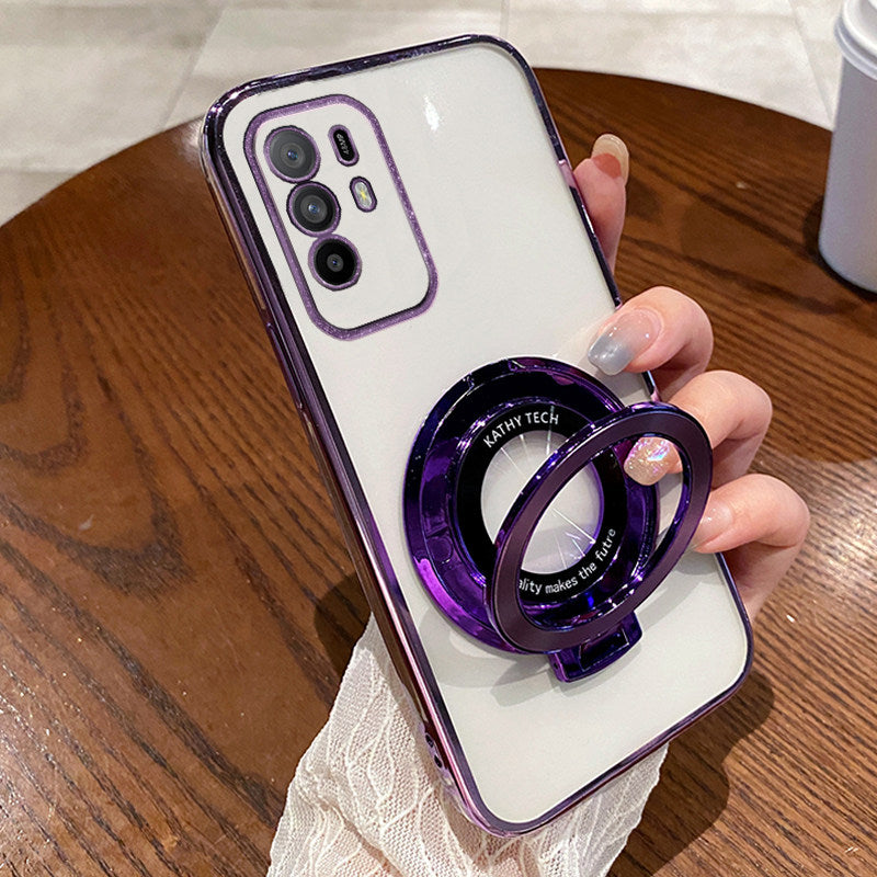 Silicone Case with Stand and Screen Protector