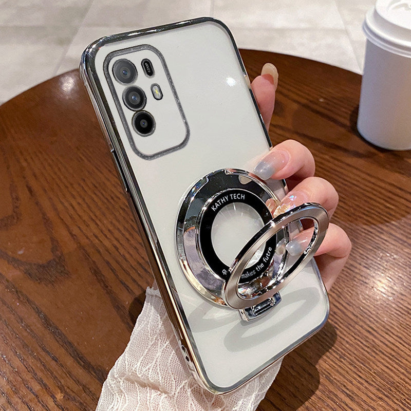 Silicone Case with Stand and Screen Protector