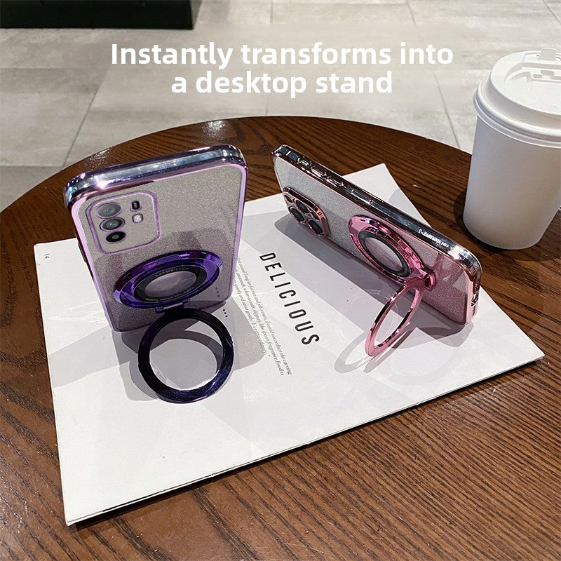 Silicone Case with Stand and Screen Protector