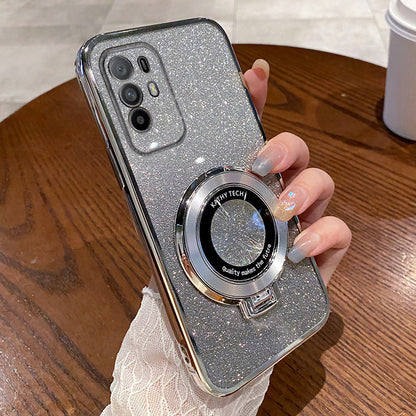 Silicone Case with Stand and Screen Protector