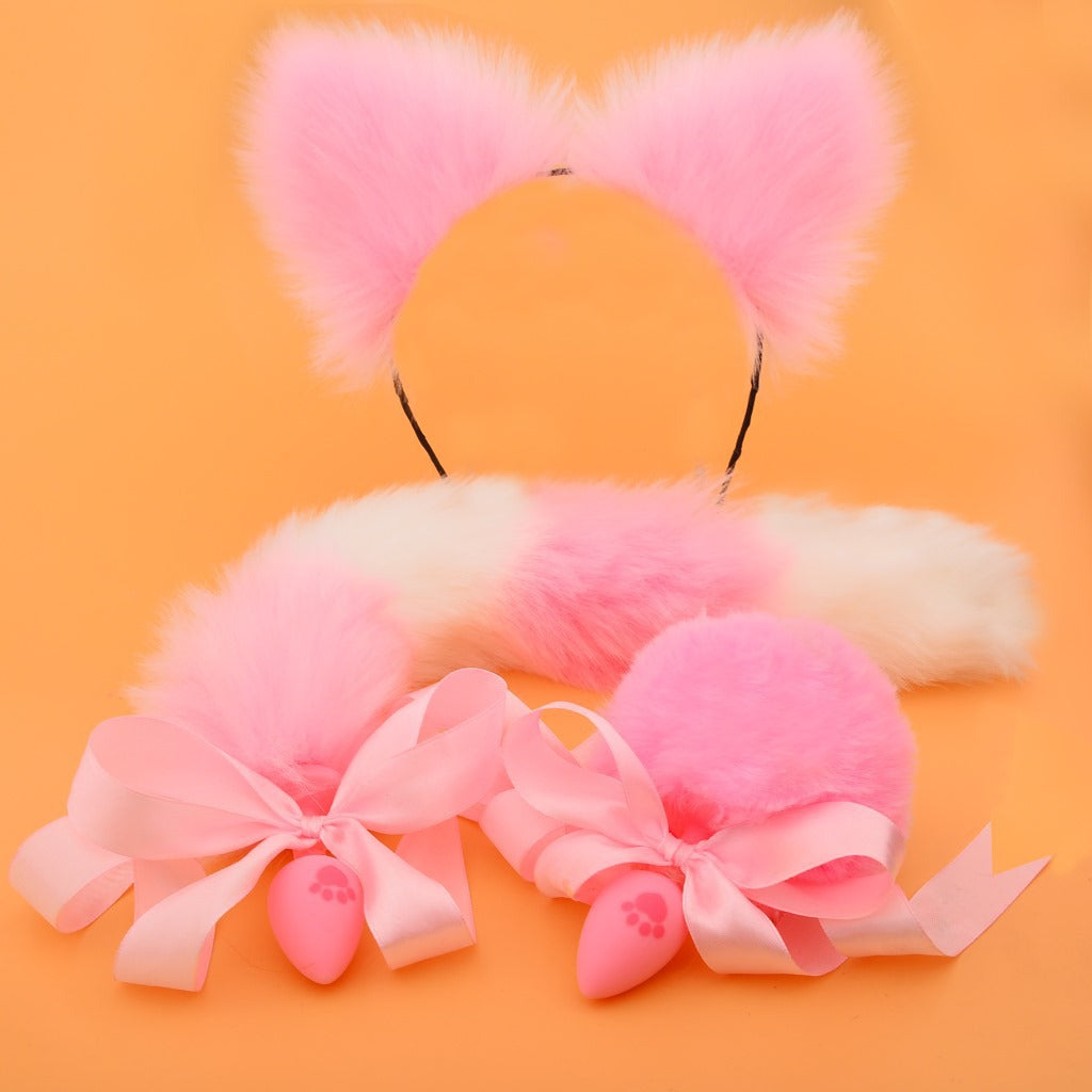 Silicone Cat Paw Tail Anal Plug