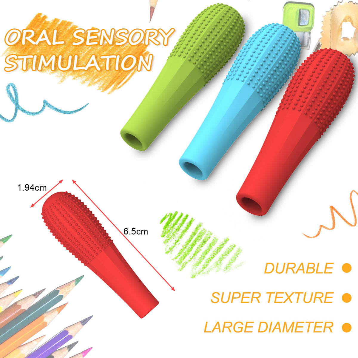 Silicone chewing toothbrush