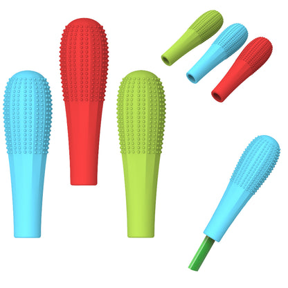 Silicone chewing toothbrush