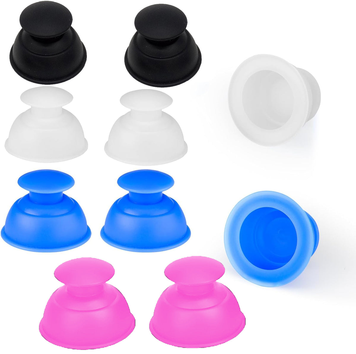 Silicone cupping device