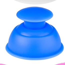 Silicone cupping device
