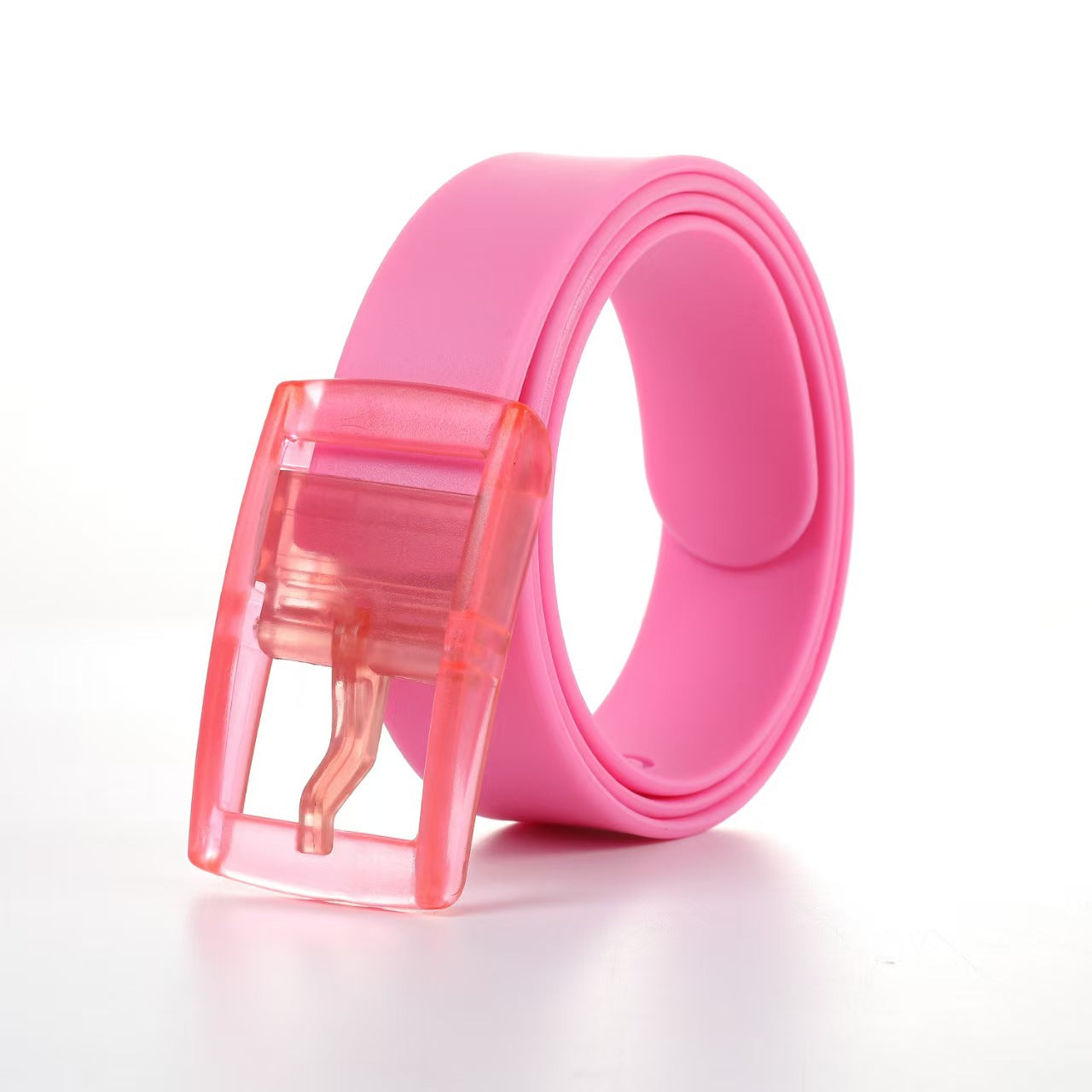 Silicone Decorative Pin Buckle Women Belt
