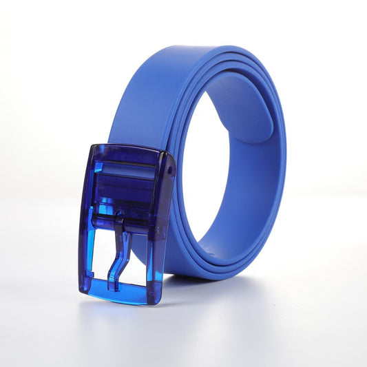 Silicone Decorative Pin Buckle Women Belt