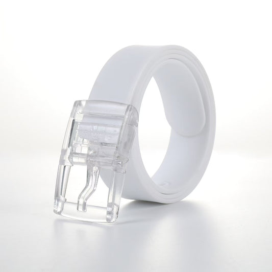 Silicone Decorative Pin Buckle Women Belt
