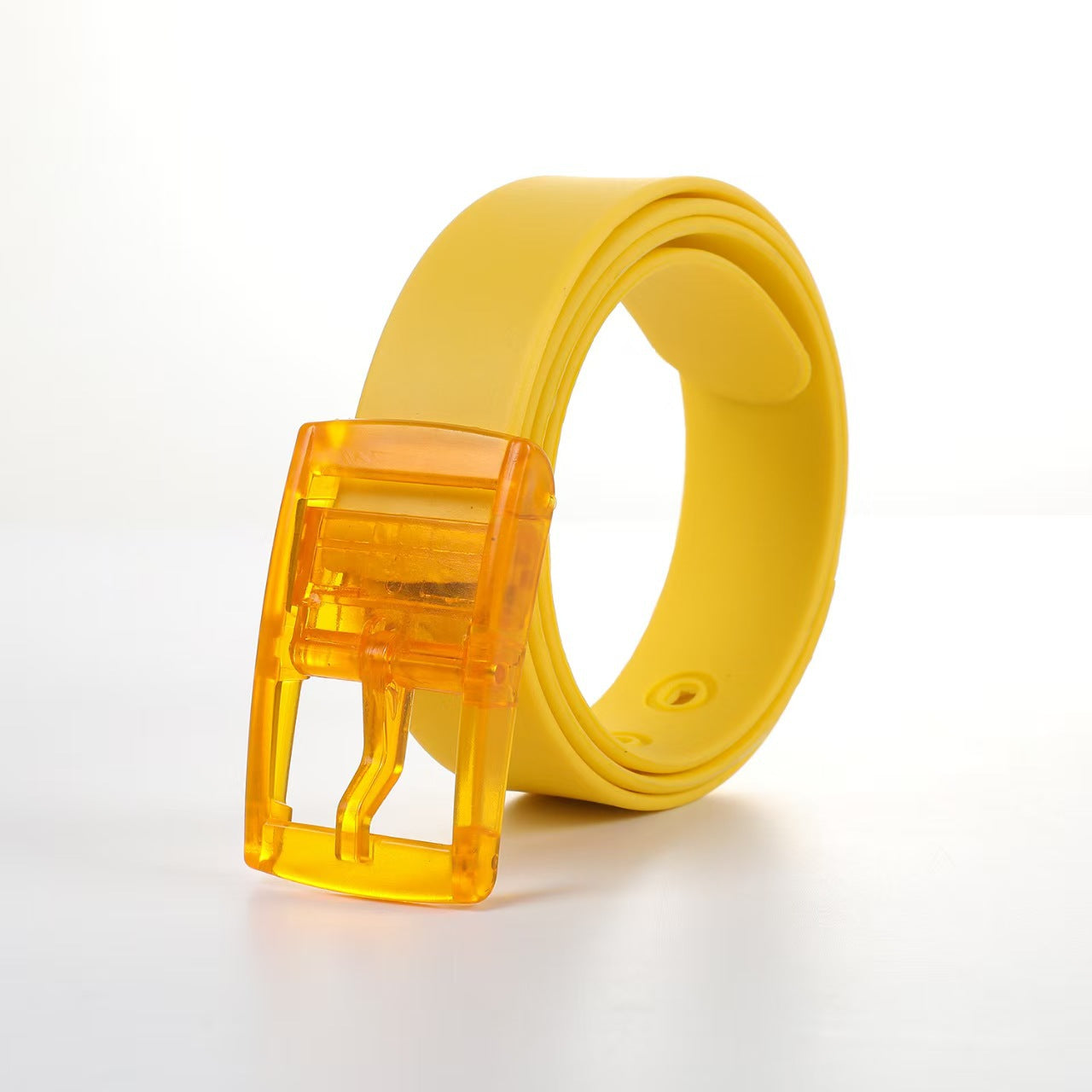 Silicone Decorative Pin Buckle Women Belt