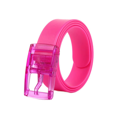 Silicone Decorative Pin Buckle Women Belt