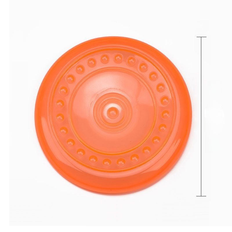 Silicone Dog Frisbee Chew-Resistant Pet Toy for Outdoor Training