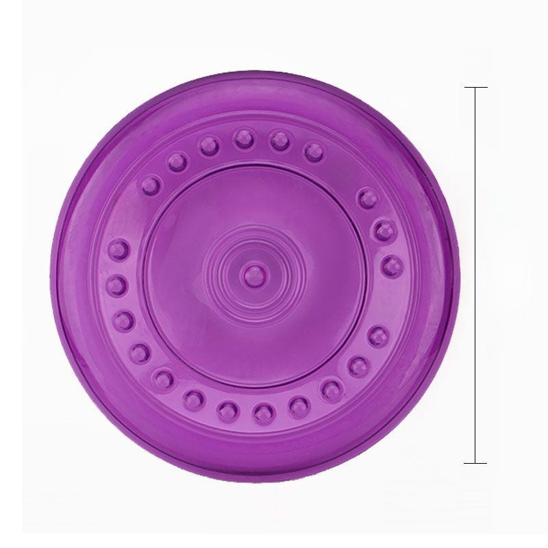 Silicone Dog Frisbee Chew-Resistant Pet Toy for Outdoor Training