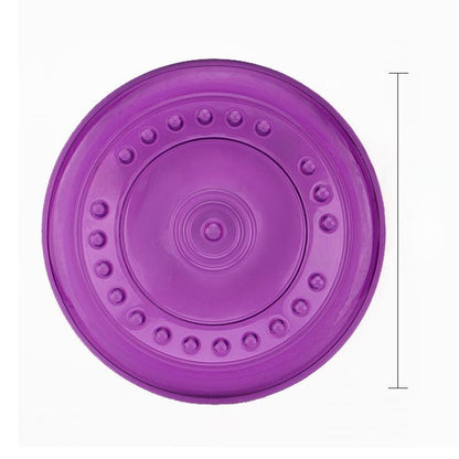 Silicone Dog Frisbee Chew-Resistant Pet Toy for Outdoor Training