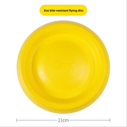 Silicone Dog Frisbee Chew-Resistant Pet Toy for Outdoor Training