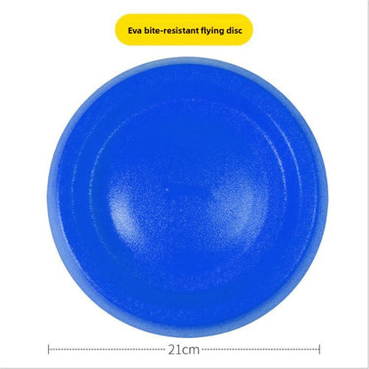 Silicone Dog Frisbee Chew-Resistant Pet Toy for Outdoor Training