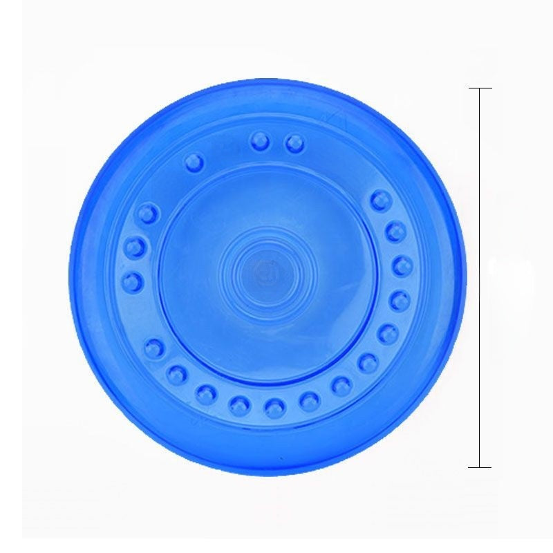 Silicone Dog Frisbee Chew-Resistant Pet Toy for Outdoor Training