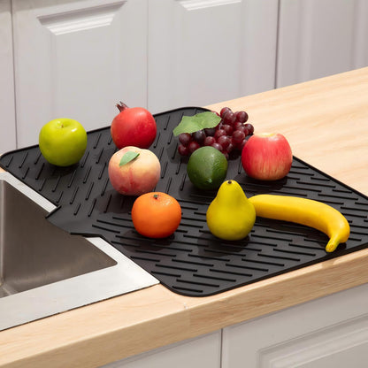 Silicone Drain Mat for Kitchen Sink Countertop