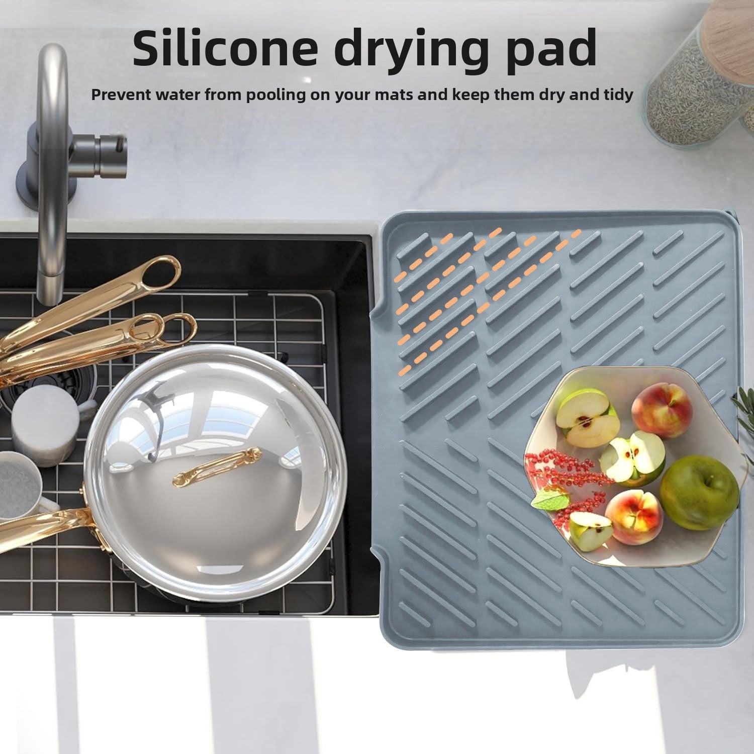 silicone drain mat