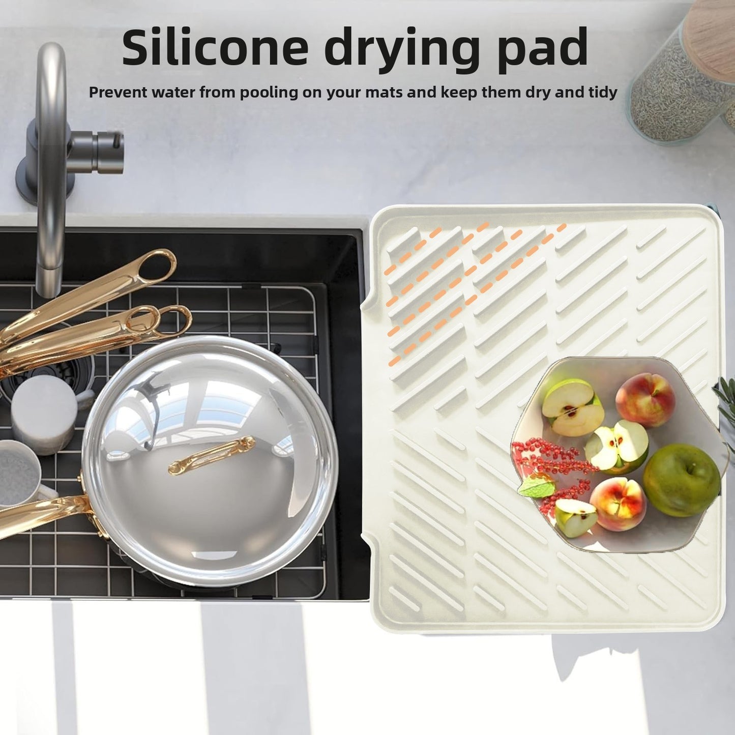silicone drain mat