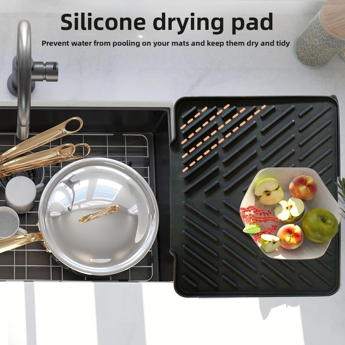 silicone drain mat