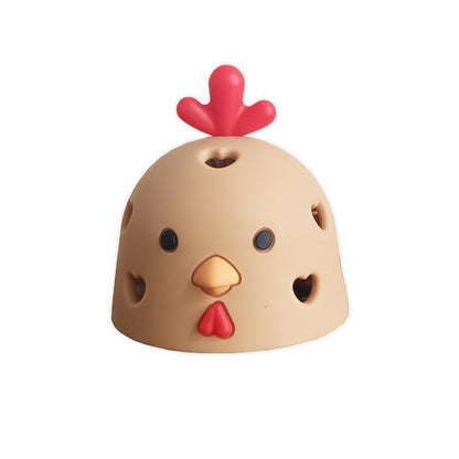 Silicone egg brush