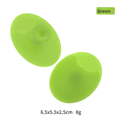 Silicone facial cleansing brush