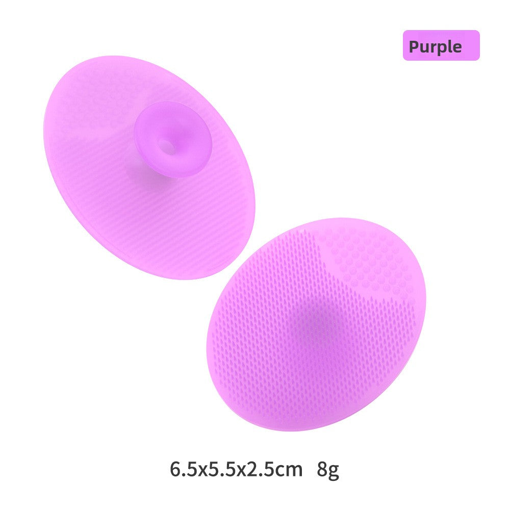 Silicone facial cleansing brush