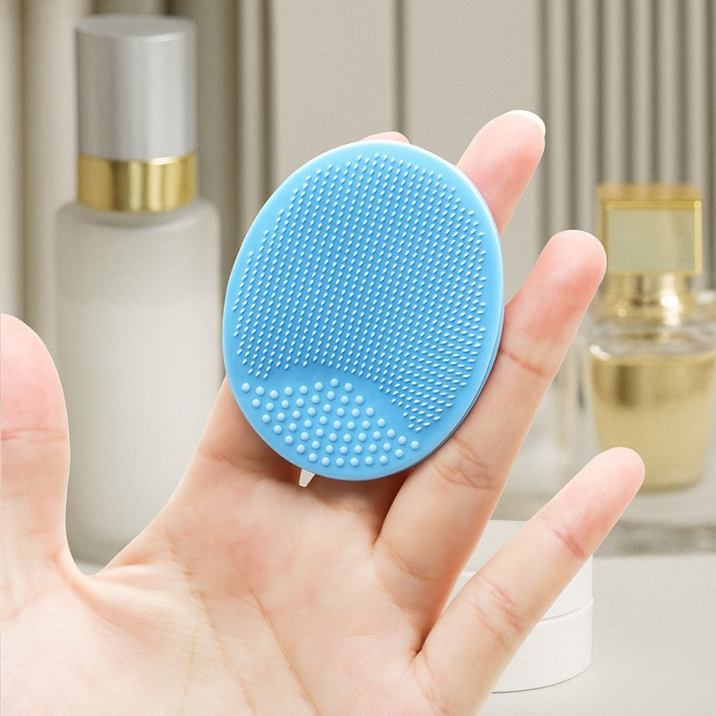 Silicone facial cleansing brush