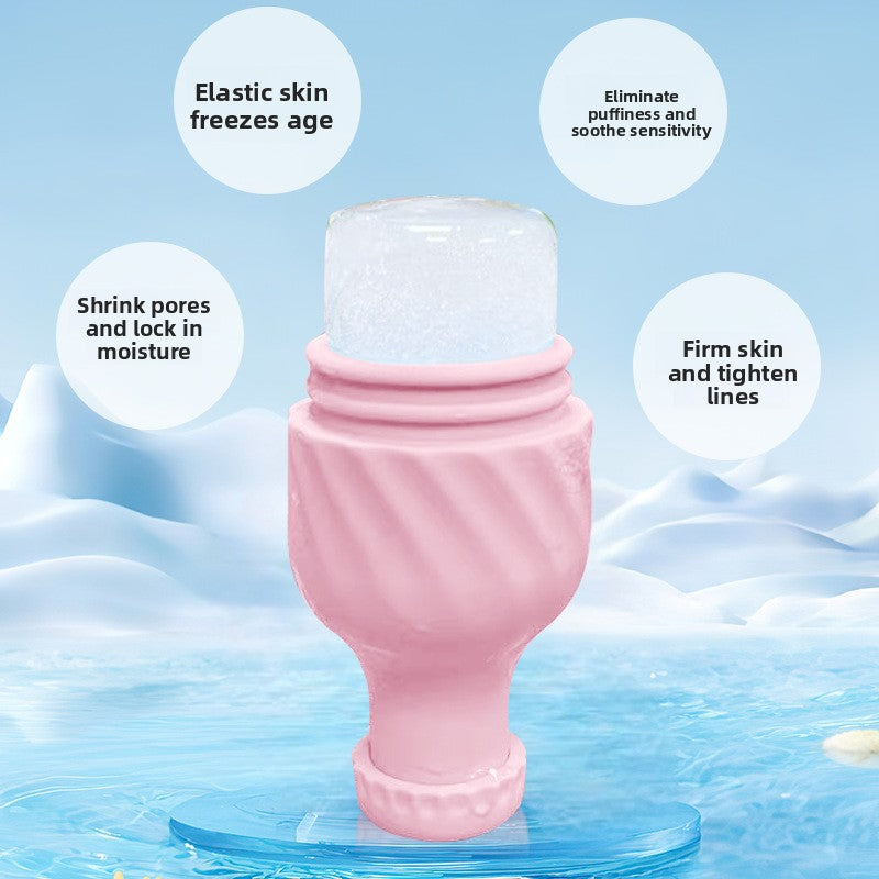 Silicone Facial Ice Roller Massage Tool