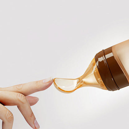 silicone feeding spoon