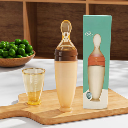 silicone feeding spoon
