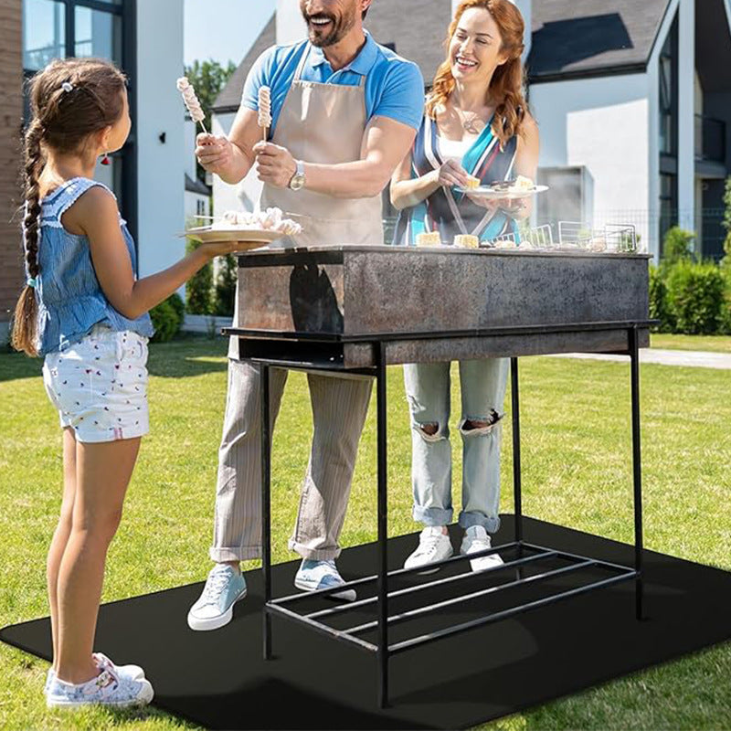 Silicone Fiberglass BBQ Fireproof Mat