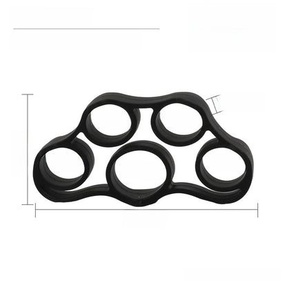Silicone finger exerciser