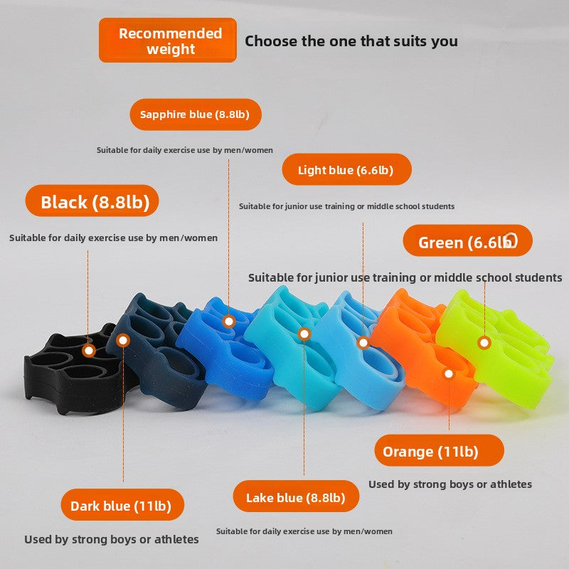 Silicone finger exerciser