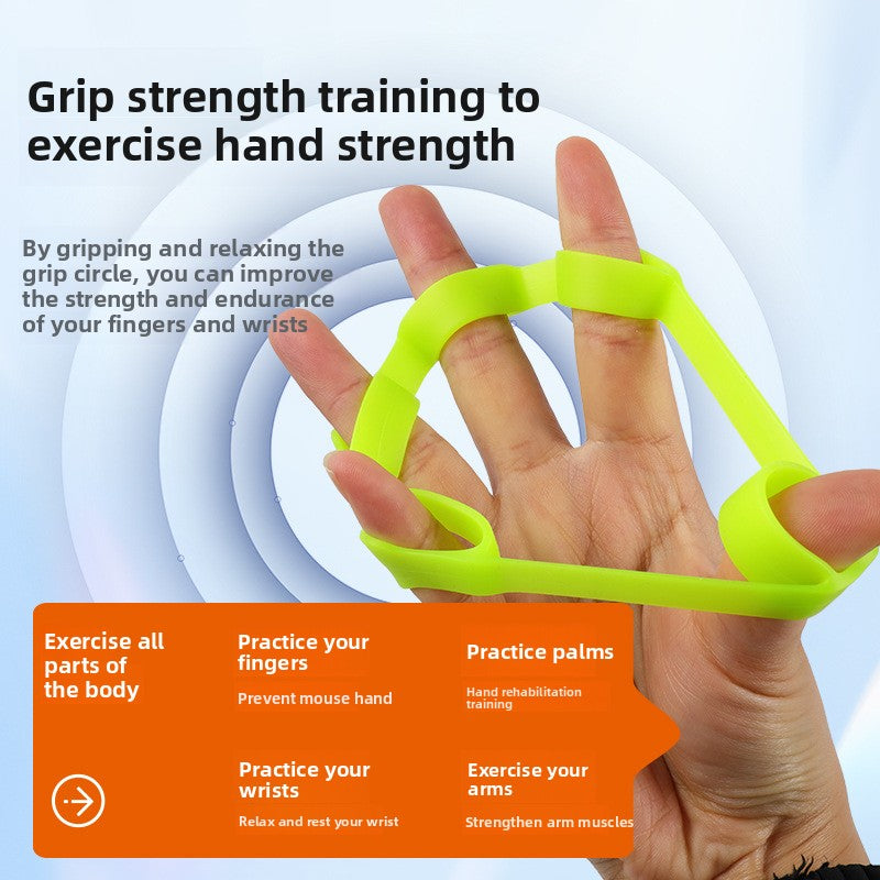Silicone finger exerciser