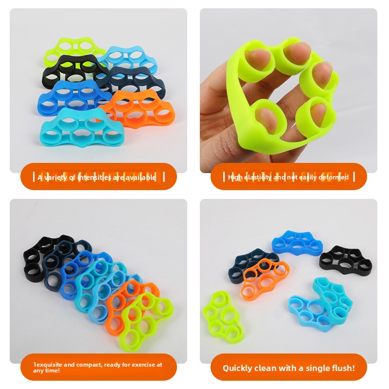 Silicone finger exerciser