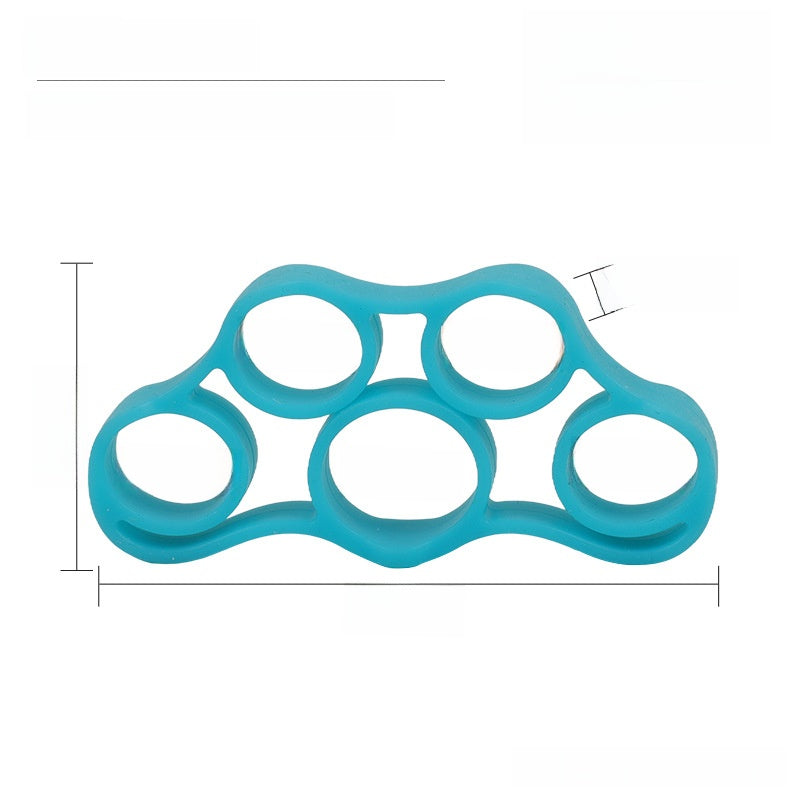 Silicone finger exerciser