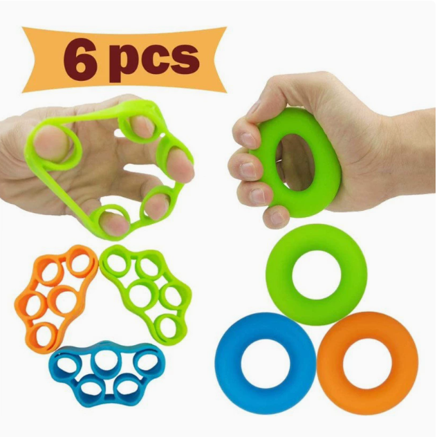 Silicone Five Finger Grip Strength Trainer
