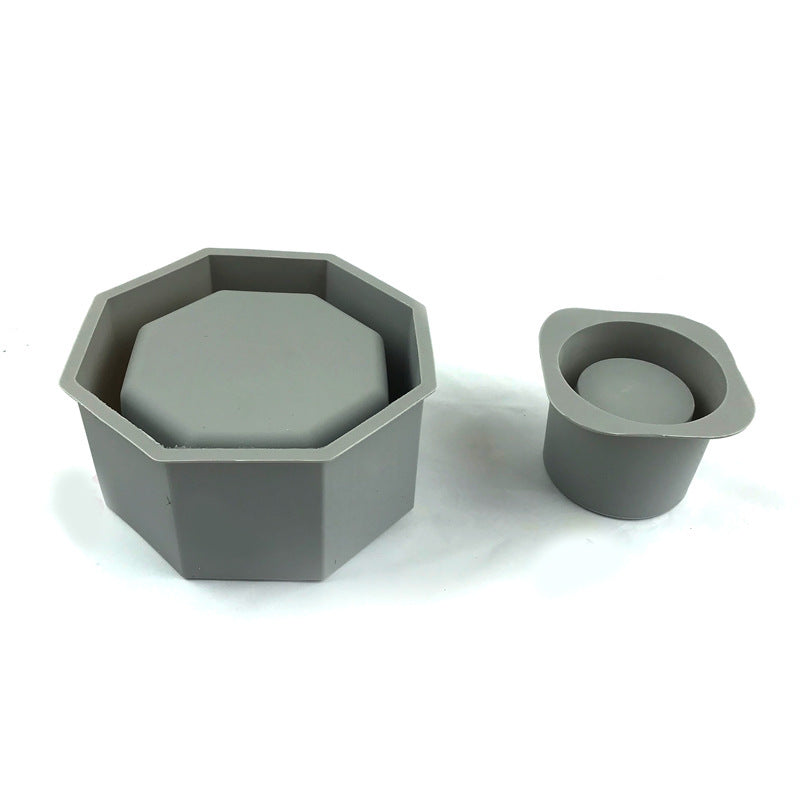 Silicone Flower Pot Mold Cement DIY Planter