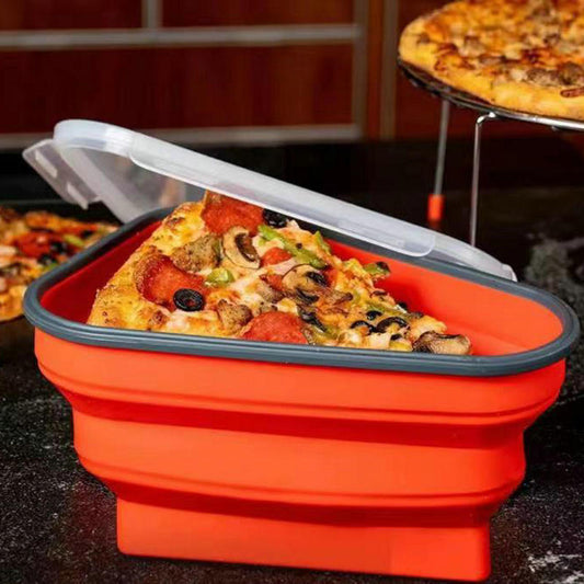 Silicone foldable pizza box