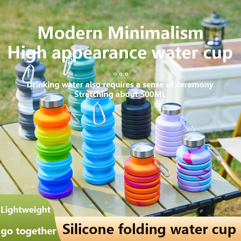 Silicone folding kettle