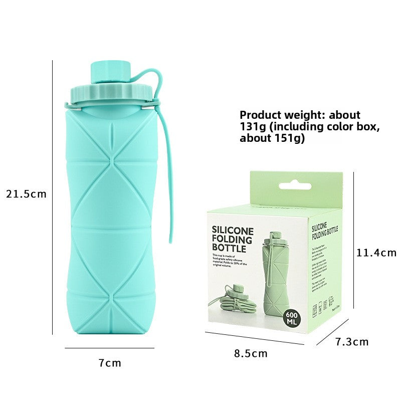 Silicone Folding Water Cup Portable Travel Drinkware