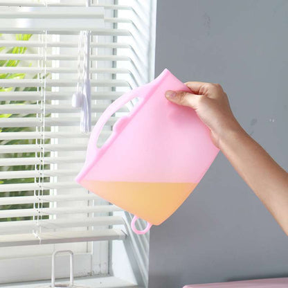Silicone food storage bag