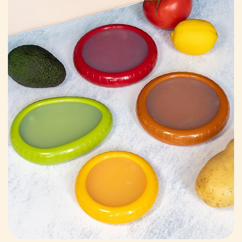 Silicone Food Storage Container with Sealing Cover