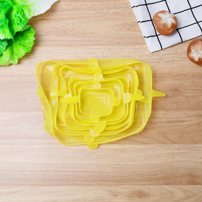 Silicone Food Storage Cover Set 6-Piece