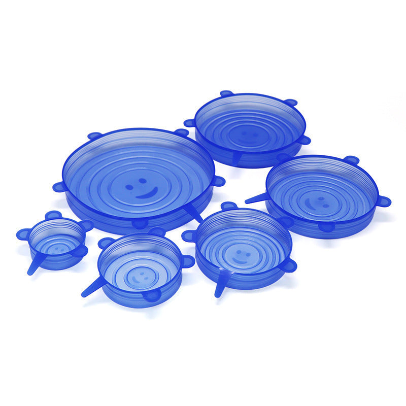 Silicone food storage lid